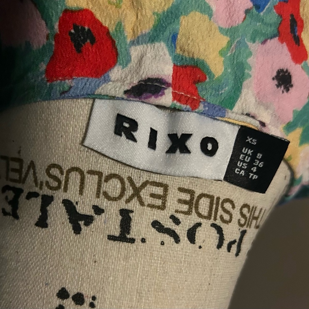 RIXO Floral Multicolor Dress - Picture 3 of 3